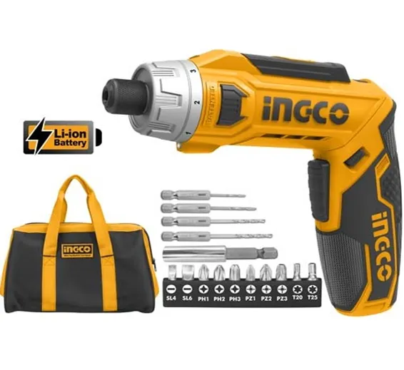 INGCO Lithium-Ion cordless screwdriver CSDLI0801 INGCO Lithium-Ion cordless screwdriver CSDLI0801