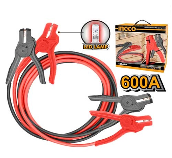 INGCO Booster cable with lamp HBTCP6008L