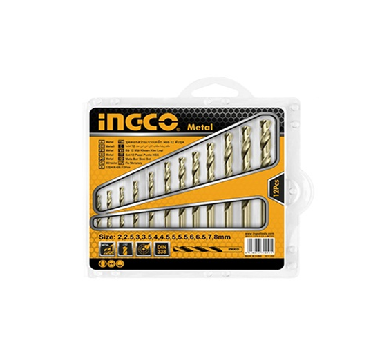INGCO 12PCS HSS twist drill bits set AKDB1125 INGCO 12PCS HSS twist drill bits set AKDB1125