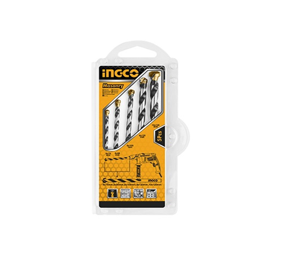 INGCO 5PCS Masonry drill bits set AKDB3055