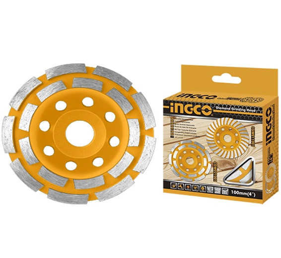 INGCO Diamond Cup Wheels Double Row Segmented CGW021151 INGCO Diamond Cup Wheels Double Row Segmented CGW021151