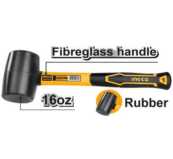 INGCO Rubber hammer HRUH8216