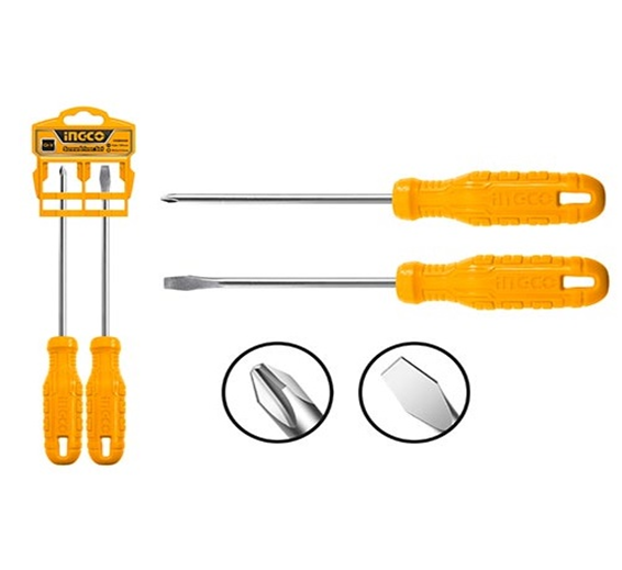 INGCO 2 Pcs screwdriver set HKSD0258