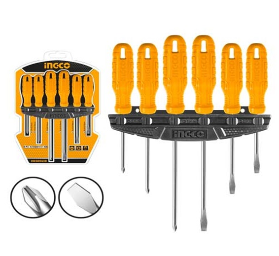 INGCO 6 pcs screwdriver set HKSD0658 INGCO 6 pcs screwdriver set HKSD0658