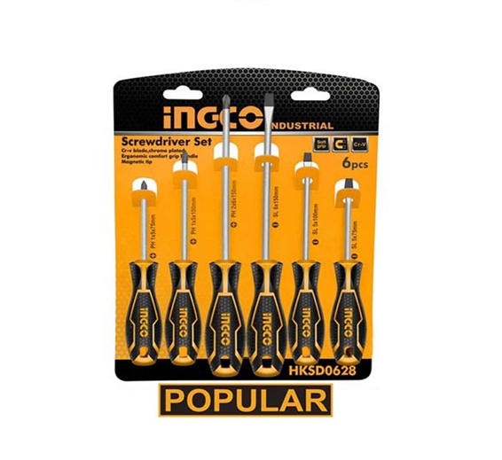 INGCO 6 pcs screwdriver set HKSD0628 INGCO 6 pcs screwdriver set HKSD0628