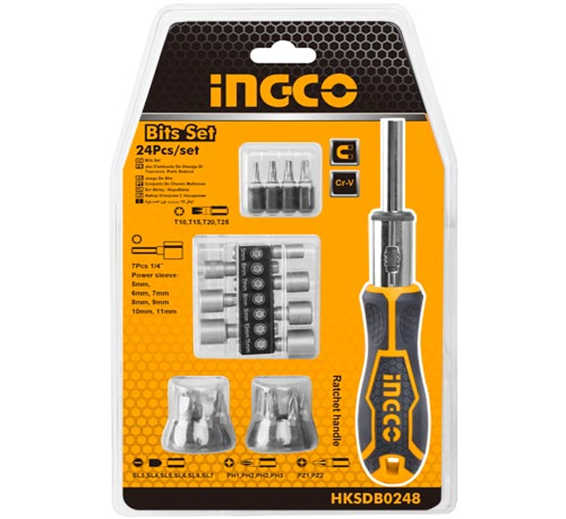 INGCO 24 Pcs screwdriver set HKSDB0248 INGCO 24 Pcs screwdriver set HKSDB0248