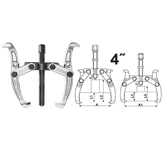 INGCO Two Jaws Puller HGP08024