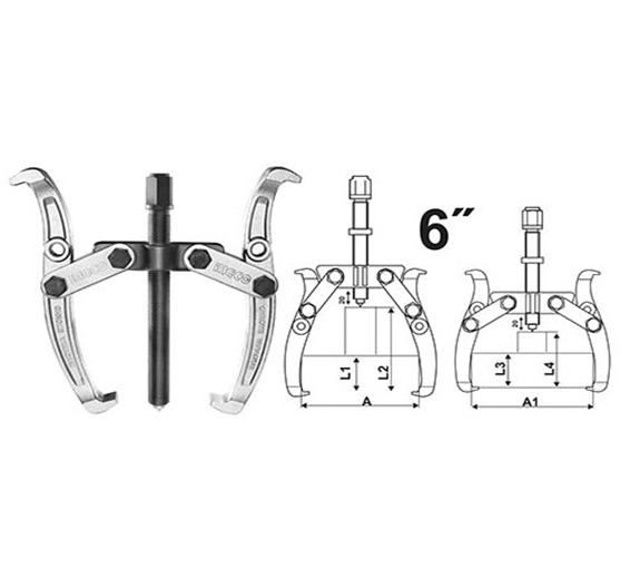 INGCO Two Jaws Puller HGP08026 INGCO Two Jaws Puller HGP08026