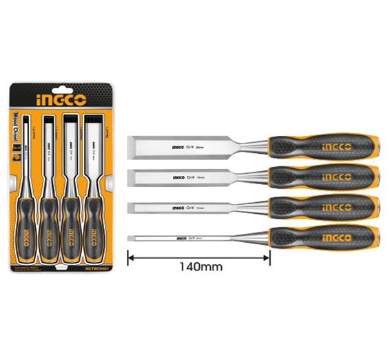 INGCO 4 Pcs wood chisel set HKTWC0401