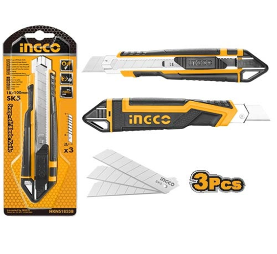 INGCO Snap-off blade knife HKNS16538
