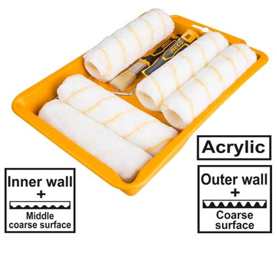 INGCO Cylinder brush 8 in 1 set(Inner wall and outer wall) HKTCB83230083 INGCO Cylinder brush 8 in 1 set(Inner wall and outer wall) HKTCB83230083