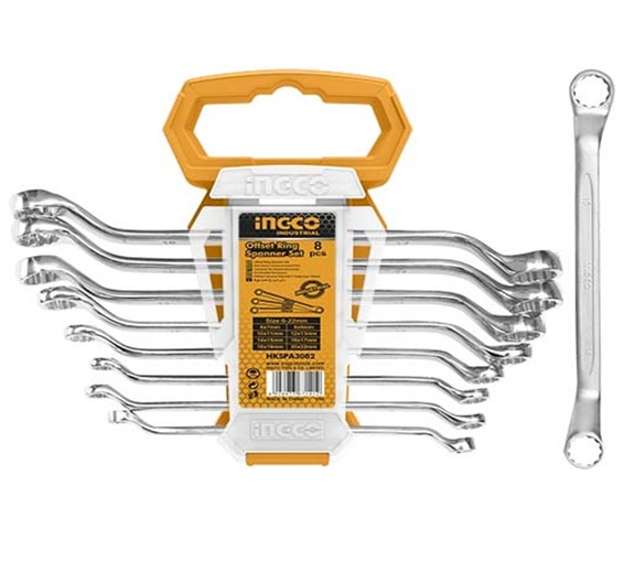 INGCO Offset ring spanner set HKSPA3088