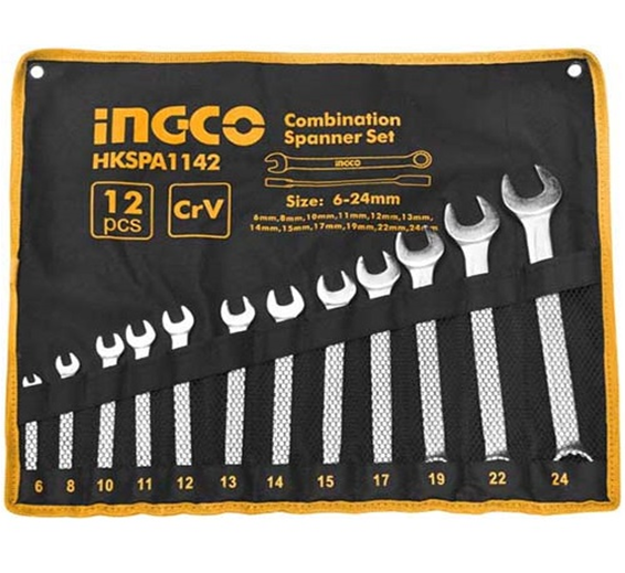 INGCO Combination spanner set HKSPA1142