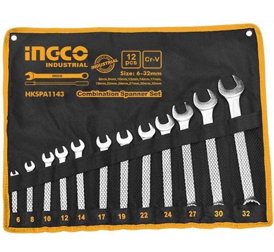 INGCO Combination spanner set HKSPA1143