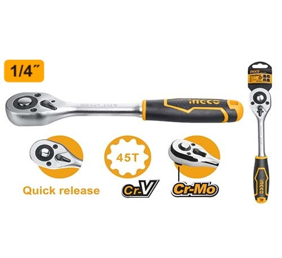 INGCO 1/4"-Ratchet wrench HRTH0814 INGCO 1/4"-Ratchet wrench HRTH0814