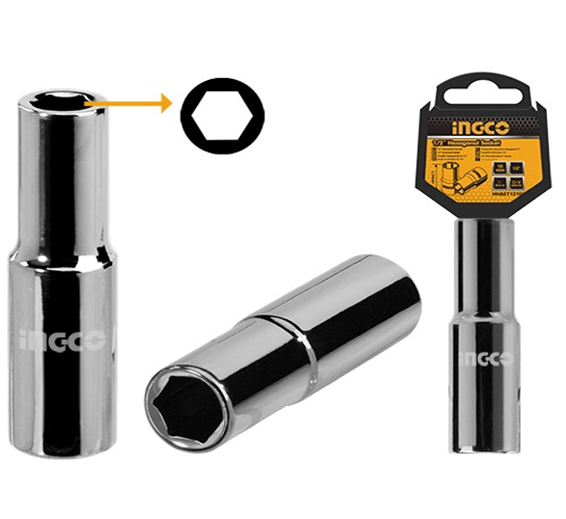 INGCO 1/2 Deep Hexagonal socket HHAST12143L INGCO 1/2 Deep Hexagonal socket HHAST12143L