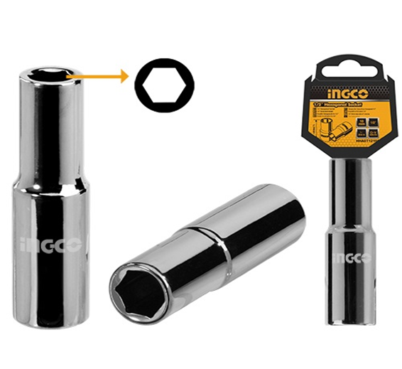 INGCO 1/2 Deep Hexagonal socket HHAST12153L INGCO 1/2 Deep Hexagonal socket HHAST12153L