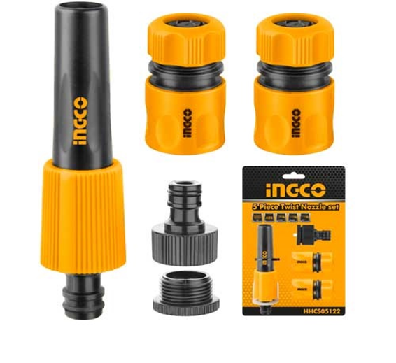 INGCO 5 Piece Twist Nozzle set HHCS05122 INGCO 5 Piece Twist Nozzle set HHCS05122