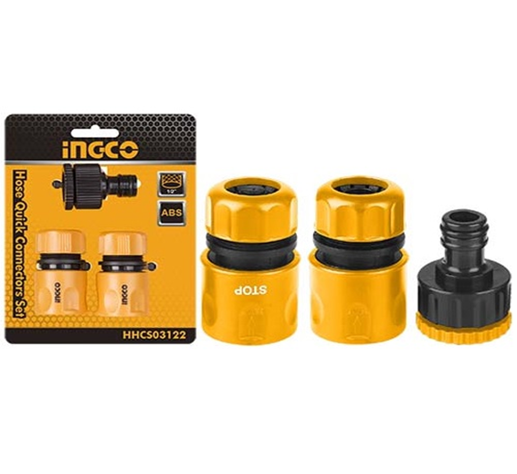 INGCO 3pcs Hose quick connectors set HHCS03122 INGCO 3pcs Hose quick connectors set HHCS03122