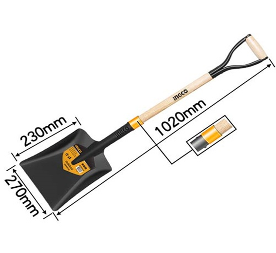 INGCO Steel shovel HSSH0102