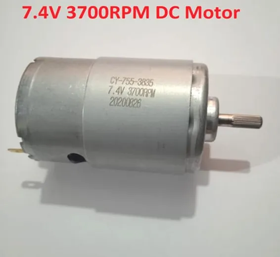 7.4VDC 3500RPM DC Motor RS755 High Speed High Torque Motor CY 755 3835