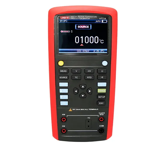 UNI-T UT714 Multifunction Temperature Process Calibrator UNI-T UT714 Multifunction Temperature Process Calibrator