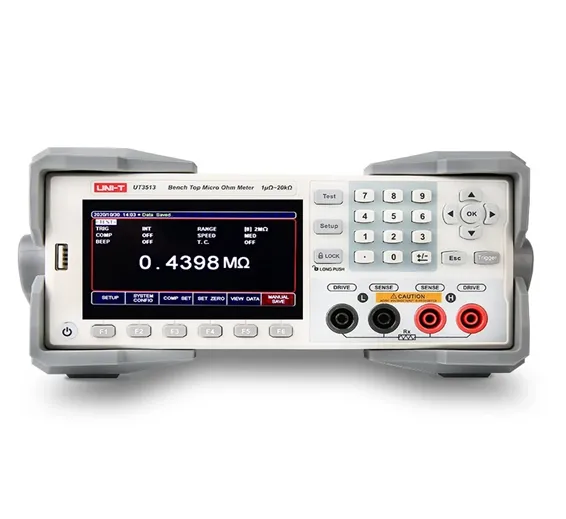 UNI-T UT3513 DC Resistance Tester Microohmmeter UNI-T UT3513 DC Resistance Tester Microohmmeter