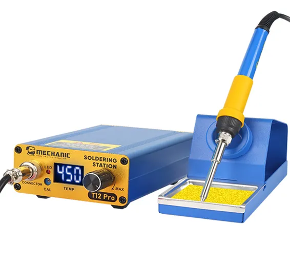Mechanic T12 Pro Soldering Station Anti-Static Adjustable Temperature Electric Soldering iron Mobile Phone Repair Welding Tool Mechanic T12 Pro Soldering Station Anti-Static Adjustable Temperature Electric Soldering iron Mobile Phone Repair Welding Tool