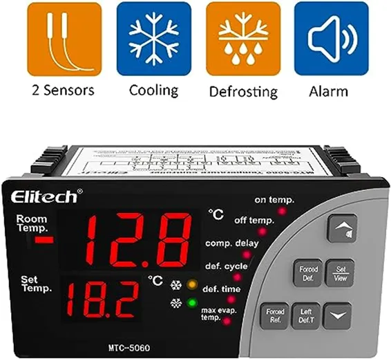 MTC-5060 Temperature Controller for Refrigeration System Elitech in Pakistan