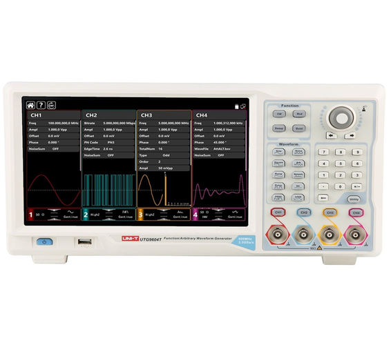 UNI-T UTG9604T 600MHz 4Ch Elite-Series Arbitrary Waveform Generator UNI-T UTG9604T 600MHz 4Ch Elite-Series Arbitrary Waveform Generator