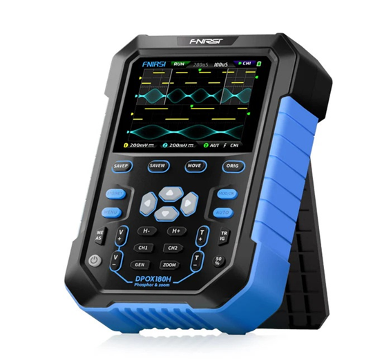 FNIRSI® DPOX180H 2-IN-1 Dual Channel 180MHz 500MS/s Digital Phosphor Oscilloscope Signal Generator in Pakistan