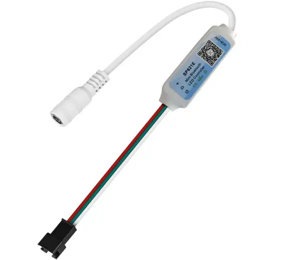SP621E Bluetooth RGB LED Strip Controller for WS2811 & WS2812B Addressable LED Strips